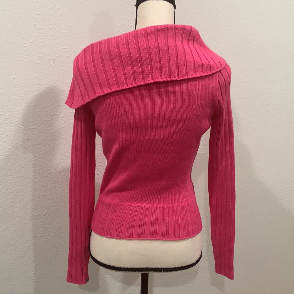 Ideology pink knit sweater - Picture 4 of 6